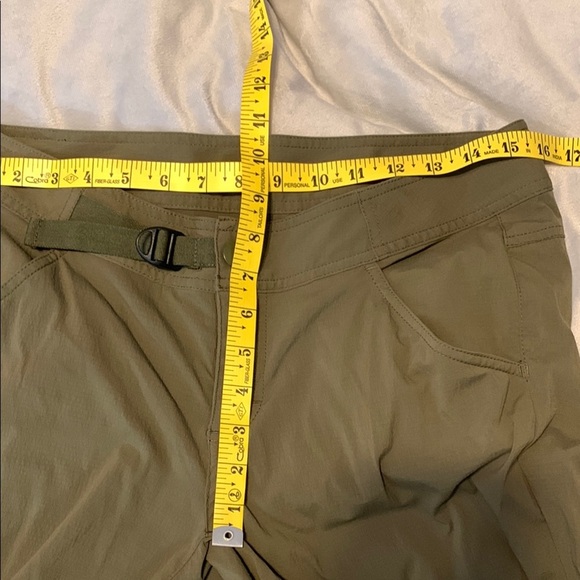 PrAna Jasmine Knicker 3/4 Capri Pants army Green Style #W4JASK113 Womens Size 8 - Picture 5 of 9
